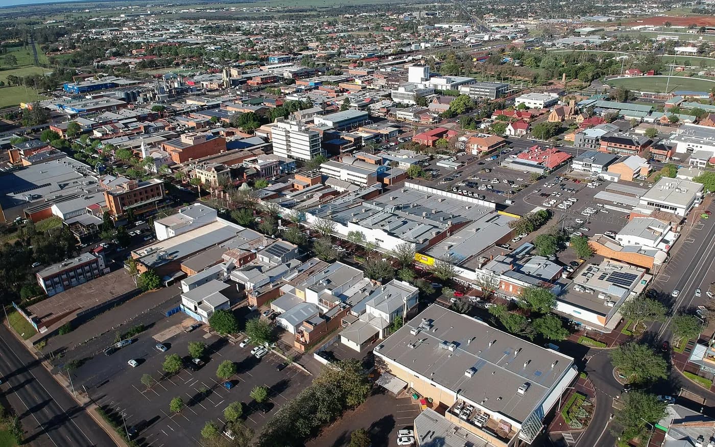 View of Dubbo in New South Wales