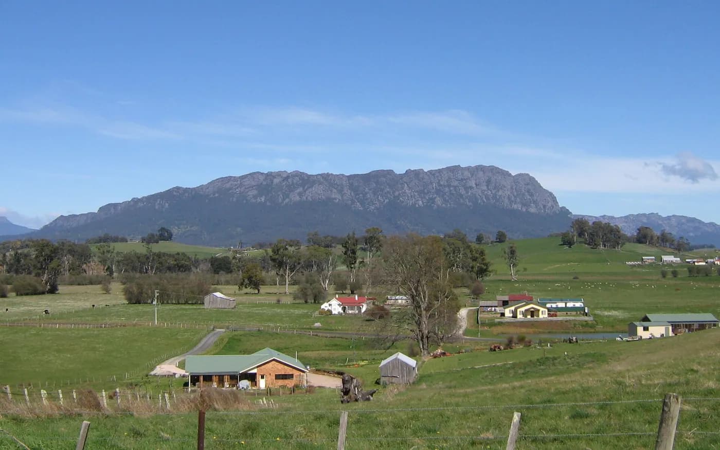 View of Sheffield in Tasmania