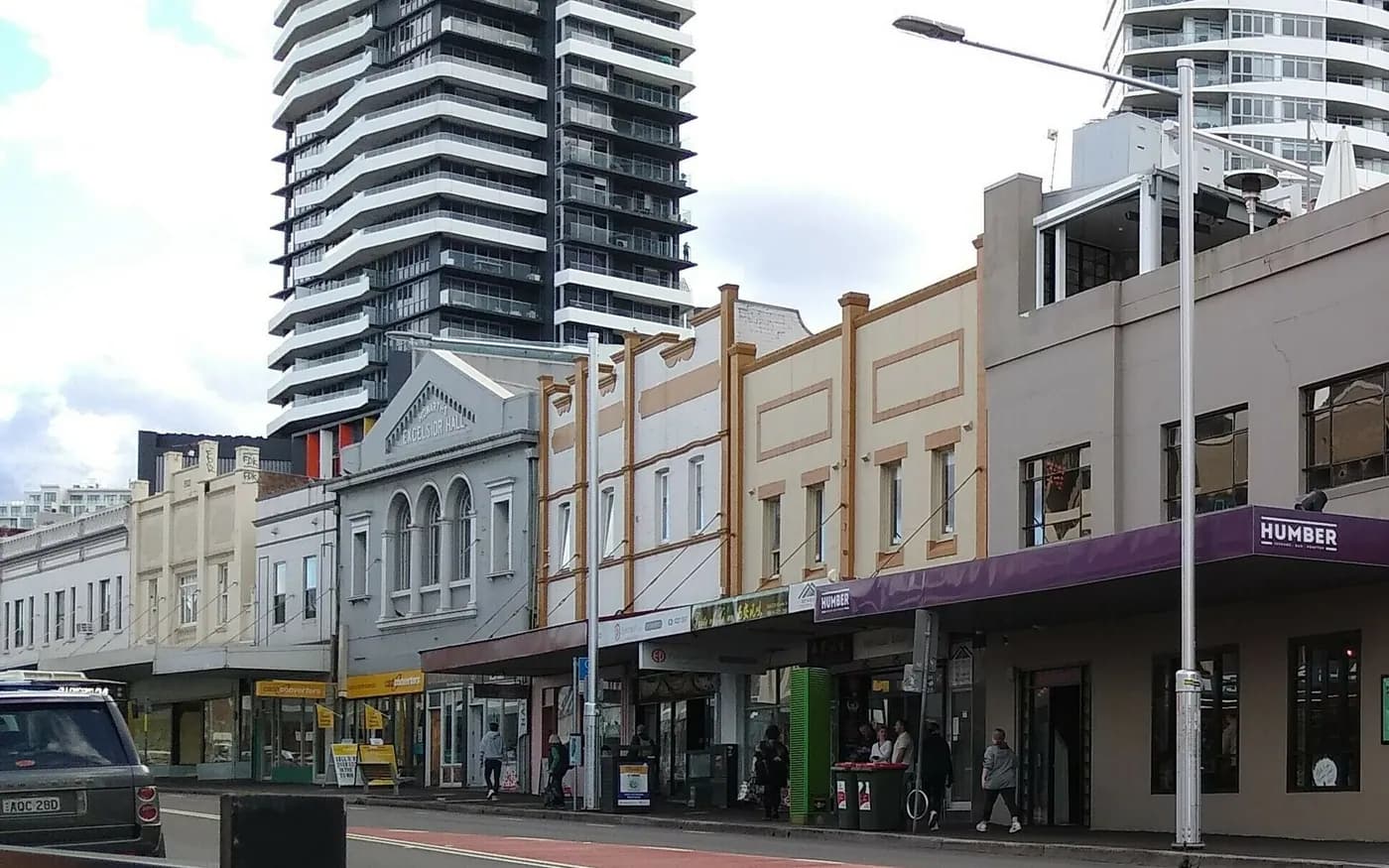 View of Wollongong in New South Wales