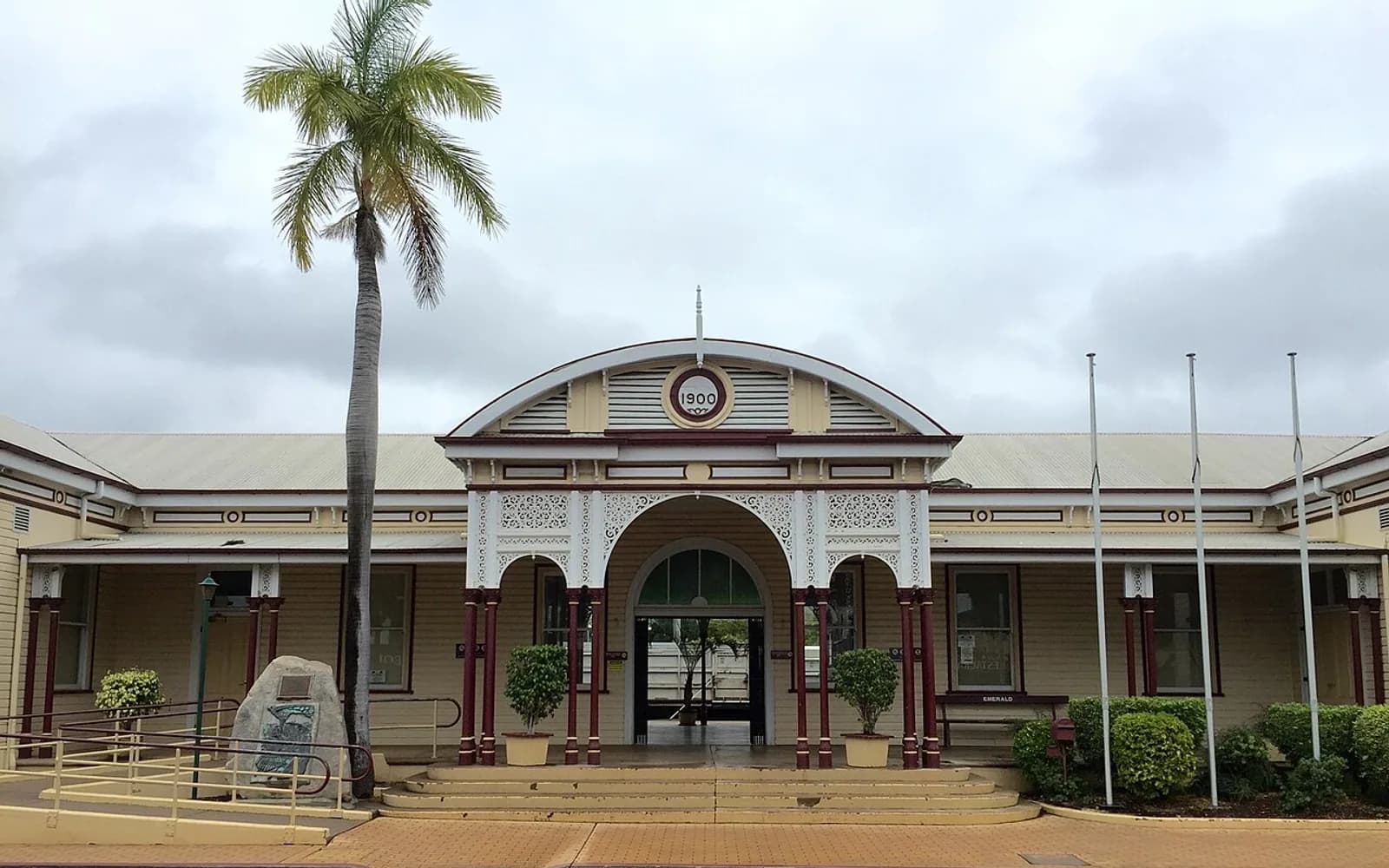 The historic Emerald railway station in Central Queensland