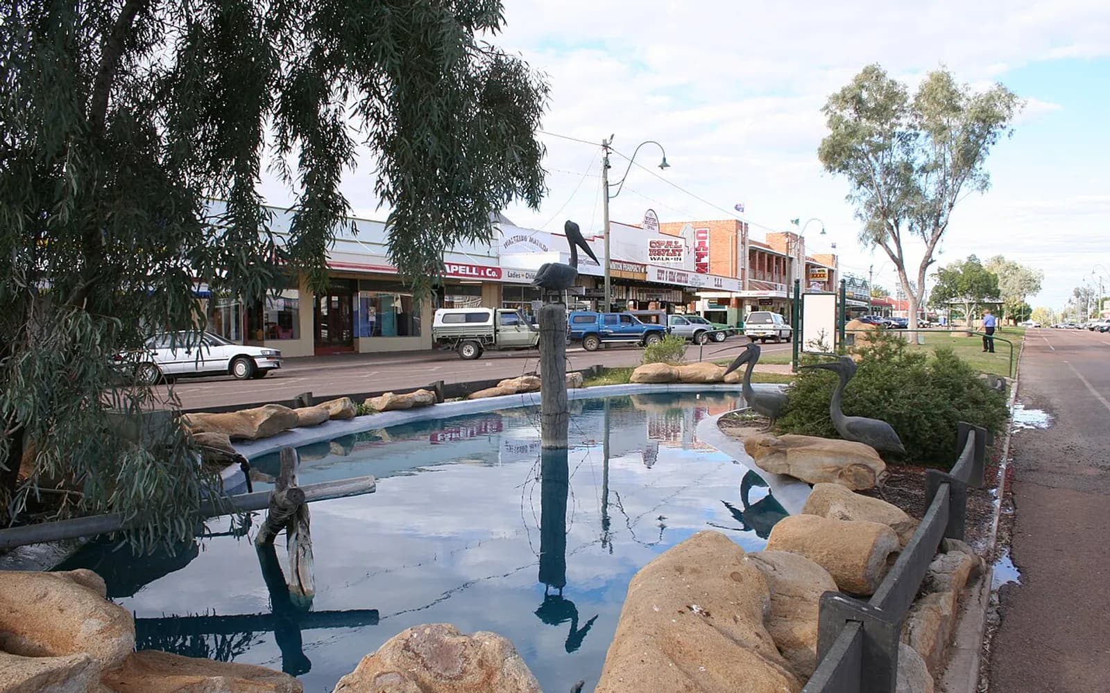 The main street of Winton in Outback Queensland